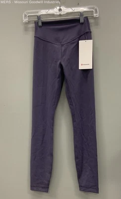 Lululemon Women's Purple SmoothCover Wunder Under Leggings - Size 2 - Image 1 of 4