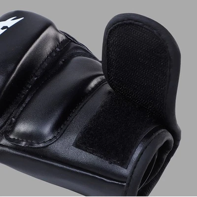 Half Finger Fists Hollow Palm 1 Pair Half Finger Kickboxing Thickened For - image 1 of 4