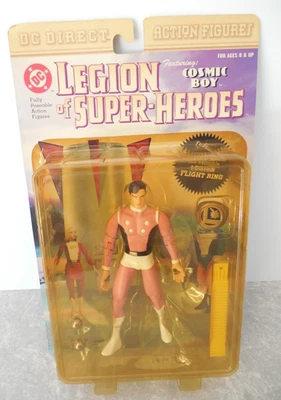 DC DIRECT LEGION OF SUPERHEROES CON FIGURA DE ACCIÓN COSMIC BOY, ¡NUEVO EN CAJA, 2001! Foto 1 de 2