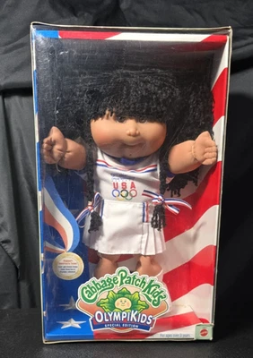 NEW 1996 Cabbage Patch Kids OlympiKids Special Edition Girl USA Olympic Team - Image 1 of 4