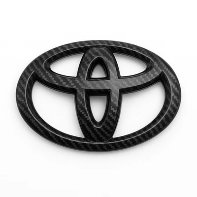 Se adapta a Toyota volante emblema carbono Camry Tacoma Highlander 4Runner Foto 1 de 4