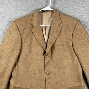 Hugo Boss Einstein 3-Button Sport Coat 40R Beige Wool Blazer Loro Piana Fabric - Picture 1 of 13