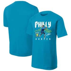 Herren T-Shirt Bryce Harper blau City Connect Player Grafik - Bild 1 von 3