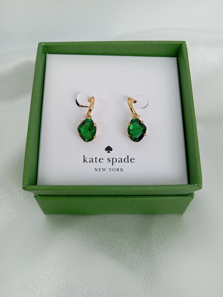Nuevo con etiquetas Pendiente colgante Kate Spade New York Green Treasure Cove Nuevo en caja Regalo Foto 1 de 4