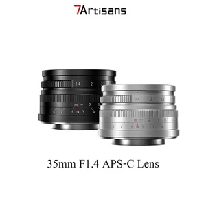 7artisans 35mm F1.4 Mark II APS-C MF Prime lens for Nikon Z Sony E Canon RF RP - Picture 1 of 9