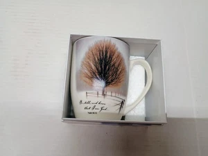 Sei still und erkenne, dass ich Gott bin Psalm 46,10 Kaffee verpackt Einsamkeit Tasse Neu in Box - Bild 1 von 3