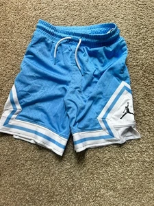 Air Jordan Basketball Shorts Boys Youth Size M 10-12 YRS Active Gym Dri-Fit Blue - Picture 1 of 4