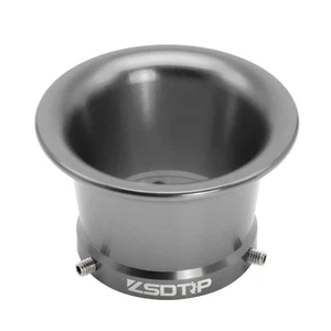55mm Dark Gray Motorcycle Air FilterVelocity Stacks Hom Cup For 32/34mm Carb - Picture 1 of 10