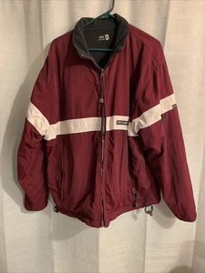 Fox Reversible Winter Coat XXL Red Black Jacket Fox Team 1948 - Picture 1 of 3