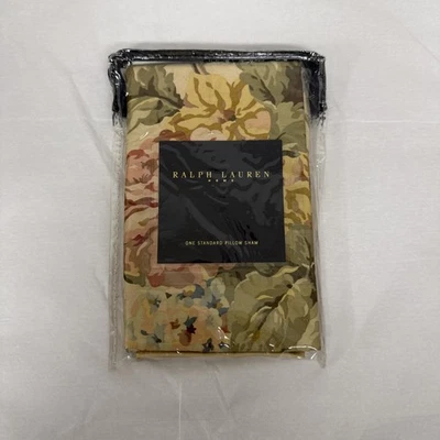 (1) Vintage Ralph Lauren Sussex Gardens Standard Pillow sham New Old Stock! - Image 1 of 4