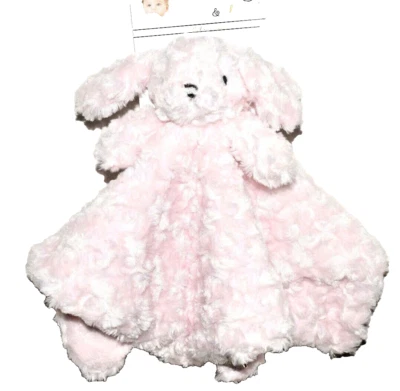 Mantas y Más Allá Manta de Seguridad PUPPY Rosa Nunu Remolino Minky - Nuevo con Etiquetas Foto 1 de 4