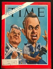 TIME MAGAZINE  Oct 18 1968 - GEORGE WALLACE / Curtis LeMay / Revolt of the Right
