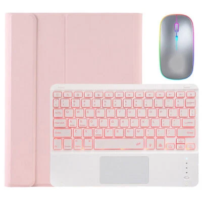 Backlit Touchpad Keyboard Case Mouse For iPad 10th Generation 10.9" 2022 Tablet - Image 1 of 4