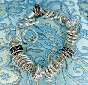 Pulsera de plata vintage única - Imagen 1 de 4