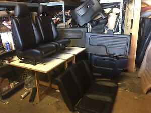  BMW e30 325/318 New Black Seats Set & Cards Convertible1987-93 $3900 with Core 