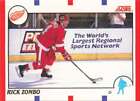 1990-91 Score Canadian Rick Zombo Rookie Card Detroit Red Wings #101