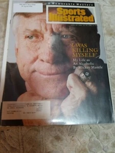 Mickey Mantle Sports Illus Ap.18 1994 “I Was Killing Myself"Free Priority Mailin - Picture 1 of 3
