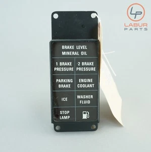 ROLLS-ROYCE 1983 SILVER SPUR WARNING LIGHT DISPLAY PANEL - Picture 1 of 6