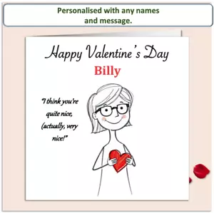Biglietto San Valentino personalizzato 'Mollie e Doodle' - in realtà molto bello - Foto 1 di 5