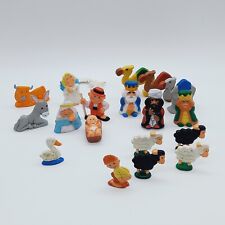 Lote 20 figuras PVC de Belen Navidad Reyes Magos Miniland made in spain vintage