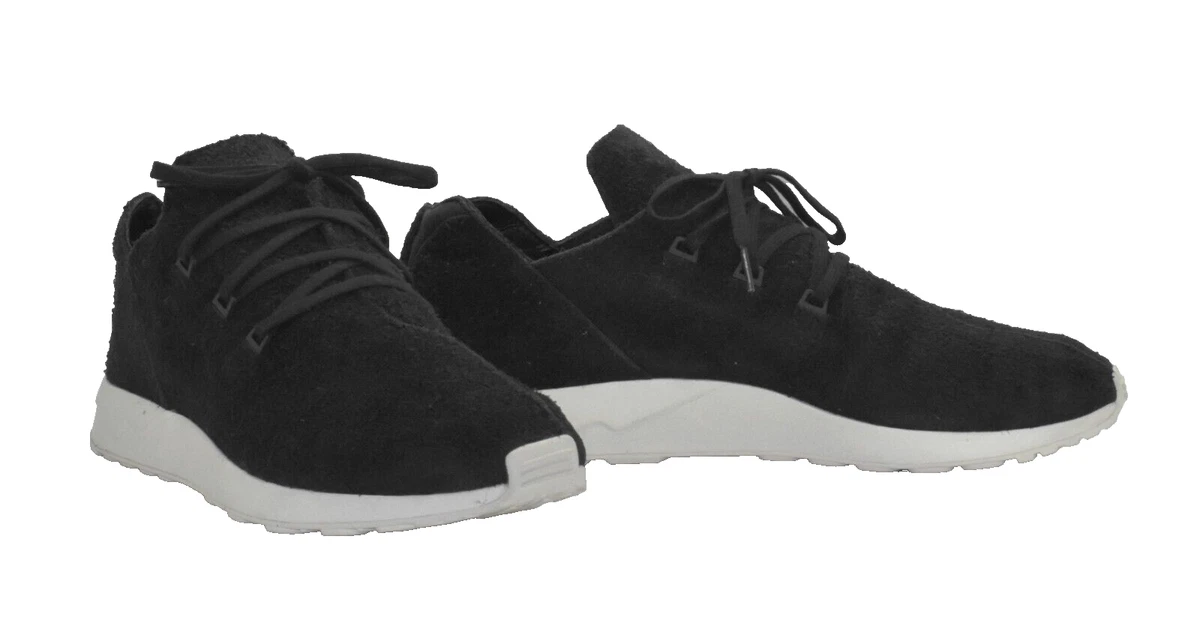 B2 Auth ADIDAS Wings + Horns x ZX Flux X Core Black Suede Shoes