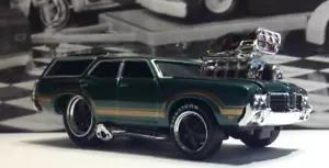MUSCLE MACHINES 1970 VISTA CRUISER WAGON 1/64 DIE-CAST - LOOSE - GREEN - Picture 1 of 4