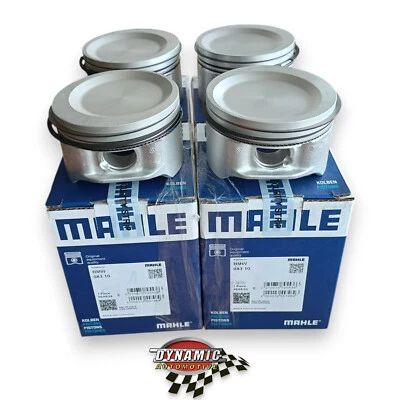 SET 4 PISTONI E ANELLI MAHLE 85,50 MM PER BMW E3O E36 E46 M43B19 M50 M52 STROKER - Image 1 of 3