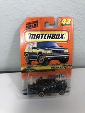 Matchbox #43 Rhino Rod Charcoal Gray Animals Series 1998 Mattel New On Card T61