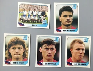 Merlin Euro 96 5 Russia Stickers Including Team Group & 4 Player Stickers - Picture 1 of 7
