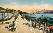 Cartolina di Intra, panorama e lago Maggiore - Verbania