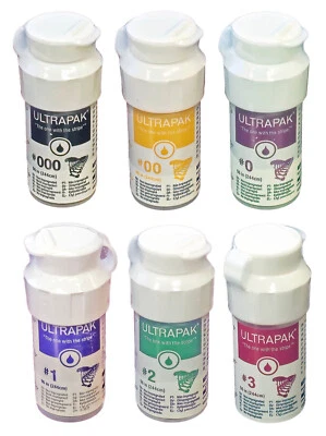 Ultrapak Dental Gingival Retraction Knitted Cord Size 000, 00, 0, 1, 2, 3