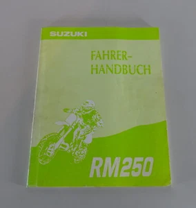 Manual de Taller + Guía Del Conductor Suzuki RM 250 Stand 09/1993 - Imagen 1 de 7
