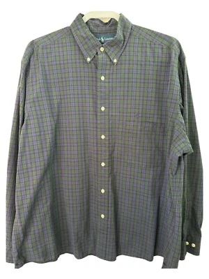 Camisa de vestir Ralph Lauren Yarmouth talla 17 34/35 con botones Foto 1 de 3