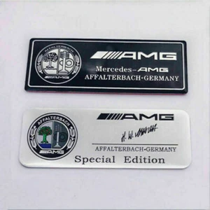 brand new 1x METAL A.M.G Germany Badge Special Edition Emblem TRUNK badge decal - Picture 1 of 7