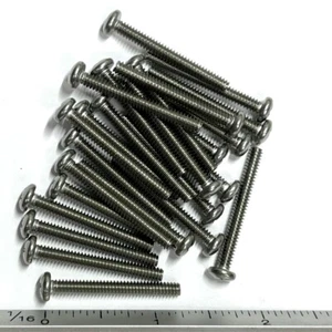 (PKG of 25) 6-32 x 1-1/4" Machine Screw, Phillips Pan Head, 18-8 Stainless Steel - Picture 1 of 2