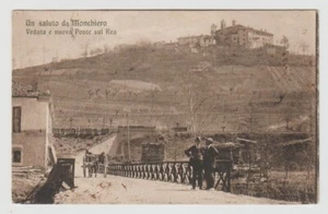 MONCHIERO CUNEO NUOVO PONTE SUL REA VIAGGIATA 1922 FP #1483 - Imagen 1 de 2
