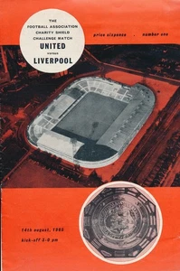 FA CHARITY SHIELD PROGRAM 1965 Manchester United v Liverpool - Imagen 1 de 1