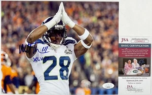 NFL Seattle Seahawks Walter Thurmond III Firmado 8x10 Foto Autógrafo Certificado de Autenticidad JSA - Imagen 1 de 1