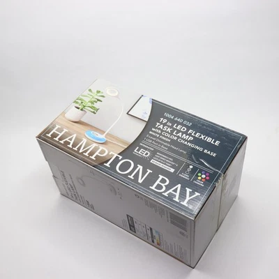 Lámpara de Tarea LED Hampton Bay con Cambio de Color Blanco 19" HW-T4419 Foto 1 de 4