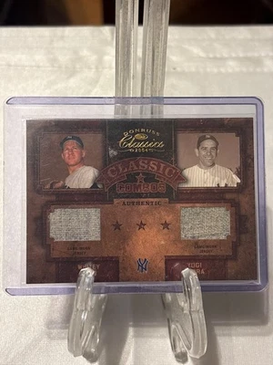 Donruss Classics 2004 combo Whitey Ford, Yogi Berra 25/04 Foto 1 de 2