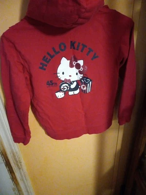 Hello Kitty 45th Anniversary Hangten Girls Hoodie Size 8-9 - Image 1 of 4