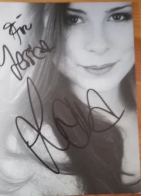 LENA MEYER LANDRUT - Originalautogramm !!! - Bild 1 von 2