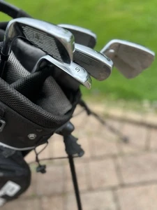 Cobra King F9 Speedback Iron Set 5-SW Regular Flex KBS Steel Shaft 7 Clubs +Bag - Picture 1 of 20