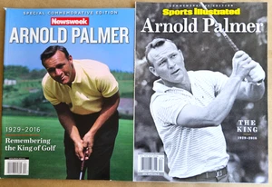 2 Arnold Palmer Special Edition magazines - Newsweek & Sports Illustrated 2016 - Foto 1 di 9
