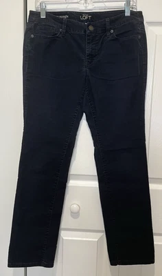 LOFT Womens Straight Leg Corduroy Pants Size 29/8P Mid Rise Stretch Fall Classic - Image 1 of 4