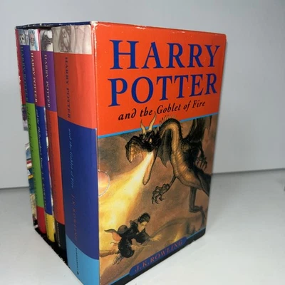 Harry Potter Books 1-4 Box Set by J. K. Rowling (Hardback) READ - Image 1 of 4