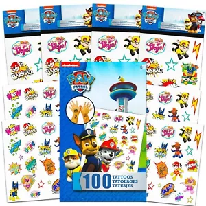 Tatuaggi temporanei 200 carati Paw Patrol (forniture festa Paw Patrol) - Foto 1 di 3