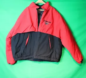 Vintage Snap On Racing Herren Jacke Gr. XXXL Stepp gefüttert Full Zip Mantel 100% Nylon 90er - Bild 1 von 4