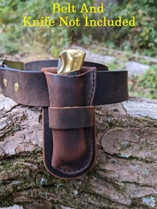 Funda de vaquero Buffalo Leather Knife Sheath para Buck 112 (cuchillo no incluido) - Imagen 1 de 3