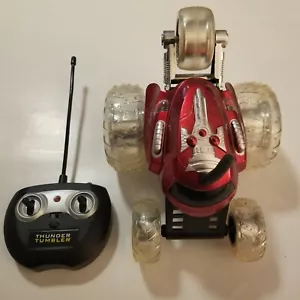 Thunder Tumbler RC 360 Car, Sharper Image, Tested, Red With Controller 27MHz - Picture 1 of 16